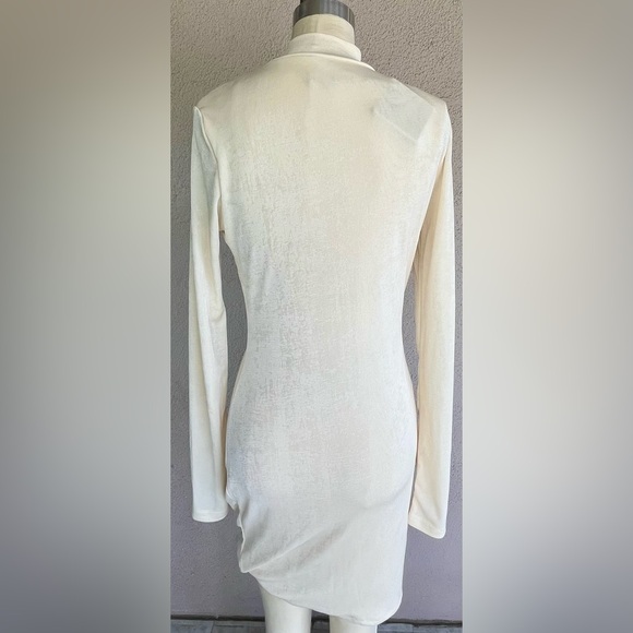 Buttercream Knotted Dress for Women - Picture 2 of 2